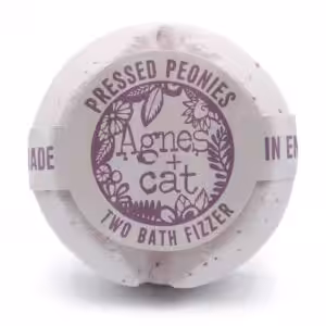 Agnes + Cat Bath Fizzer - Pressed Peonies