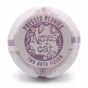 Agnes + Cat Bath Fizzer – Pressed Peonies | www.artisan-gifts.co.uk 1