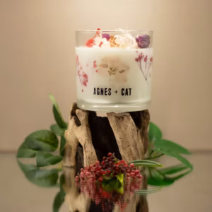 Agnes + Cat Botanical Soy Wax Candle - Roses of Sawrey