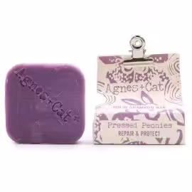 Agnes + Cat Pressed Peonies Solid Shampoo