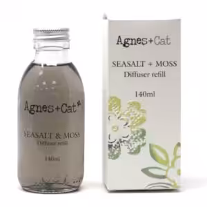 Agnes + Cat Reed Diffuser Refill - Seasalt and Moss 150ml