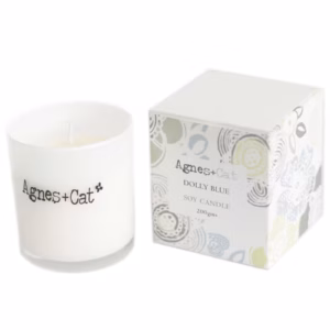 Agnes + Cat Votive Candle - Dolly Blue