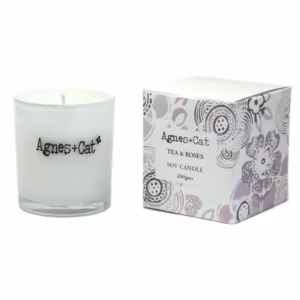 Agnes + Cat Votive Candle - Tea and Roses