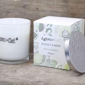 Agnes + Cat Votive Candle - Velvet Moon