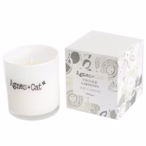 Agnes + Cat Votive Candle - Vintage Gardenia
