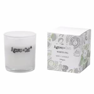 Agnes + Cat Votive Candle - White Fig