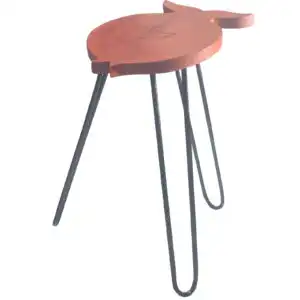 Albasia Wood Fish Stand – Terracotta | www.artisan-gifts.co.uk 1