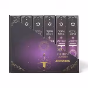 Amethyst Crystal Scents Smudge Incense - Lavender