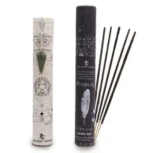 Ancient Witch Spell Incense – Prosperity – Aventurine Pendulum | www.artisan-gifts.co.uk 1