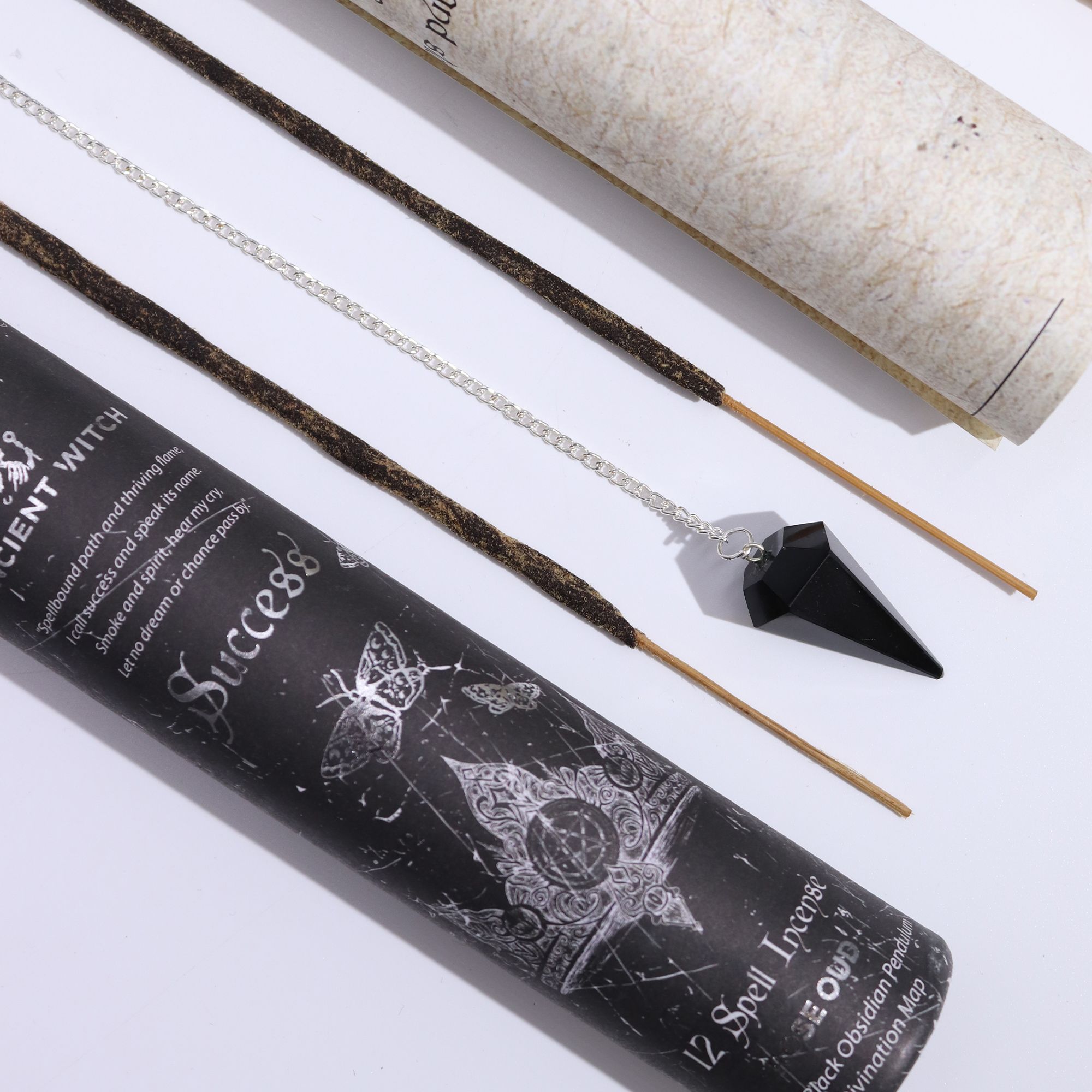 Ancient Witch Spell Incense – Success – Black Obsidian Pendulum | www.artisan-gifts.co.uk 5 Ancient Witch Spell Incense - Success - Black Obsidian Pendulum - Image 4