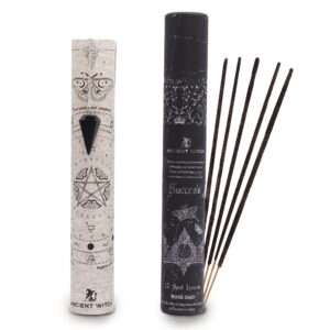 Ancient Witch Spell Incense - Success - Black Obsidian Pendulum