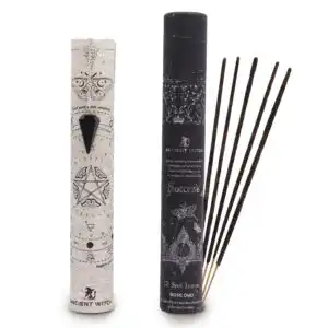 Ancient Witch Spell Incense – Success – Black Obsidian Pendulum | www.artisan-gifts.co.uk 1