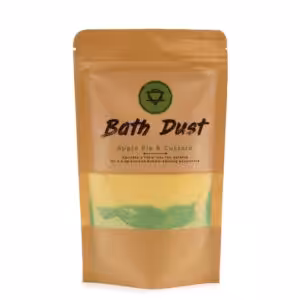 Apple Pie & Custard Bath Dust 190g | www.artisan-gifts.co.uk
