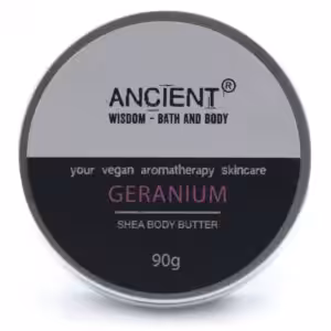 Aromatherapy Shea Body Butter 90g – Geranium | www.artisan-gifts.co.uk 1