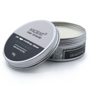 Aromatherapy Shea Body Butter 90g – Peppermint | www.artisan-gifts.co.uk 1