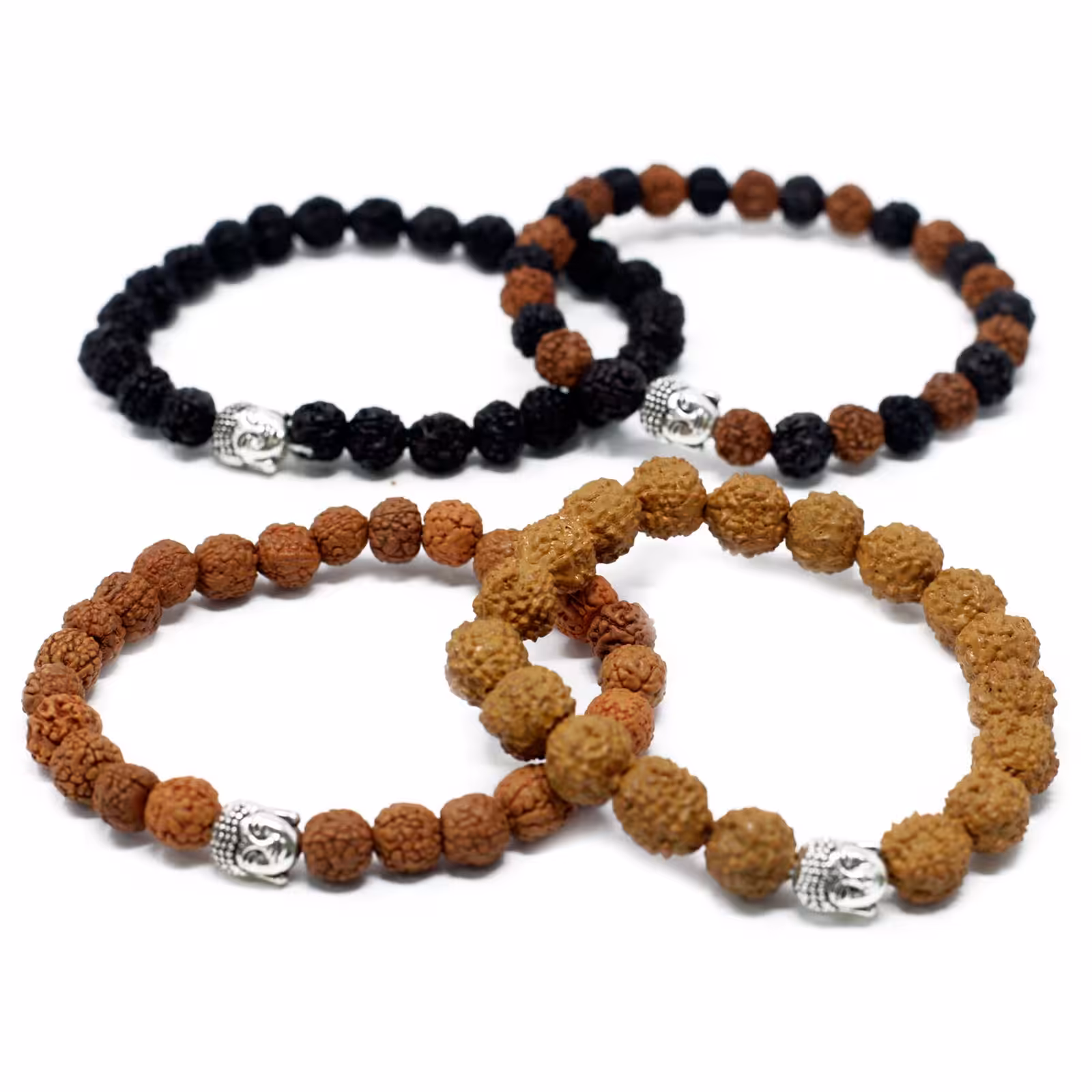 Assorted Rudraksha Buddah Bangles | www.artisan-gifts.co.uk 2 Assorted Rudraksha Buddah Bangles