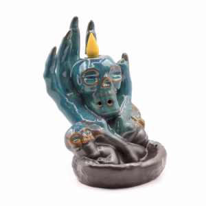 Backflow Incense Burner - Skull in Hand
