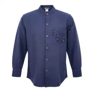 Nomad Sari Kathmandu Shirt – Indigo – Large | www.artisan-gifts.co.uk 1