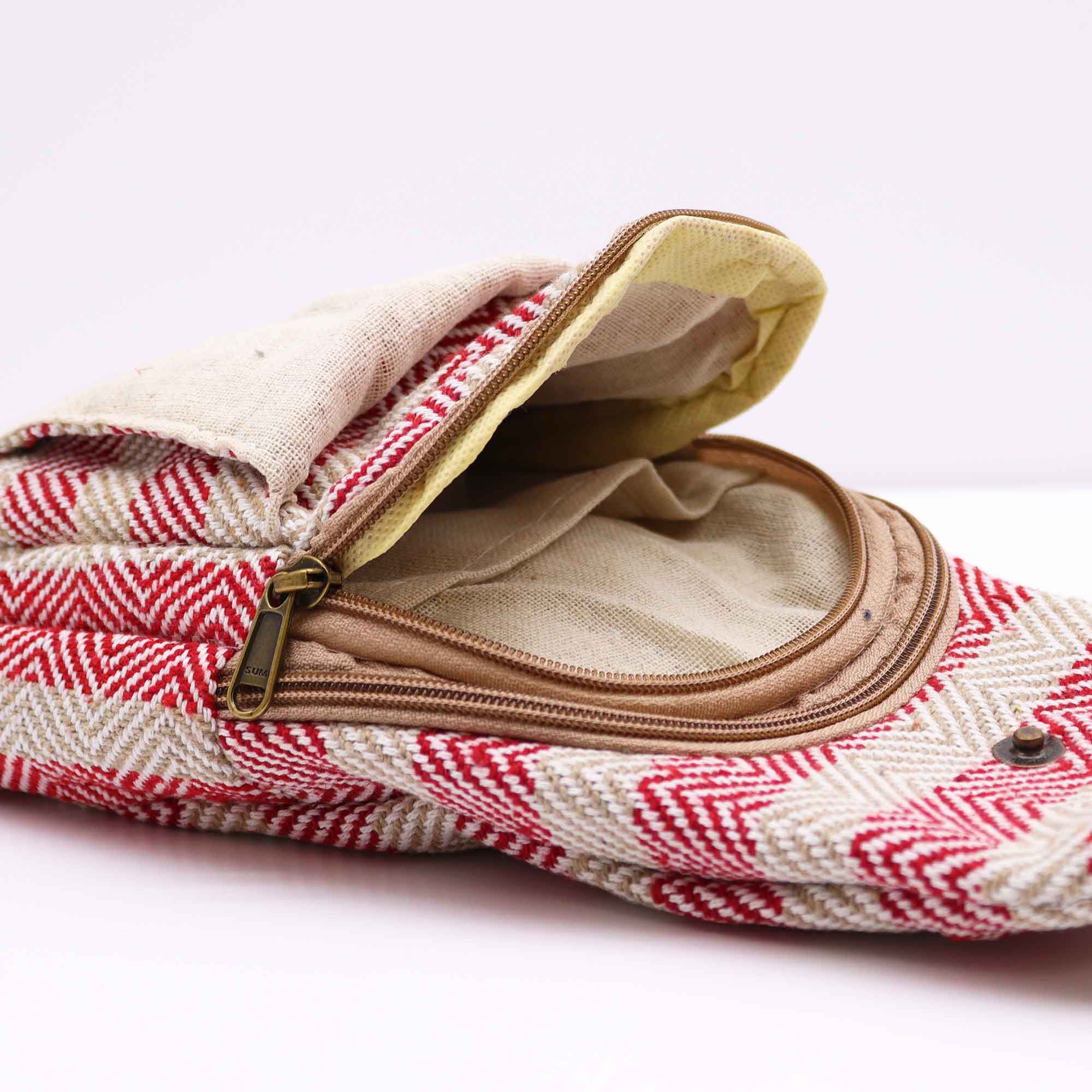 Body Cross Bag Natural Cotton – Tan & Pink | www.artisan-gifts.co.uk 4 Body Cross Bag Natural Cotton – Tan & Pink | www.artisan-gifts.co.uk 3