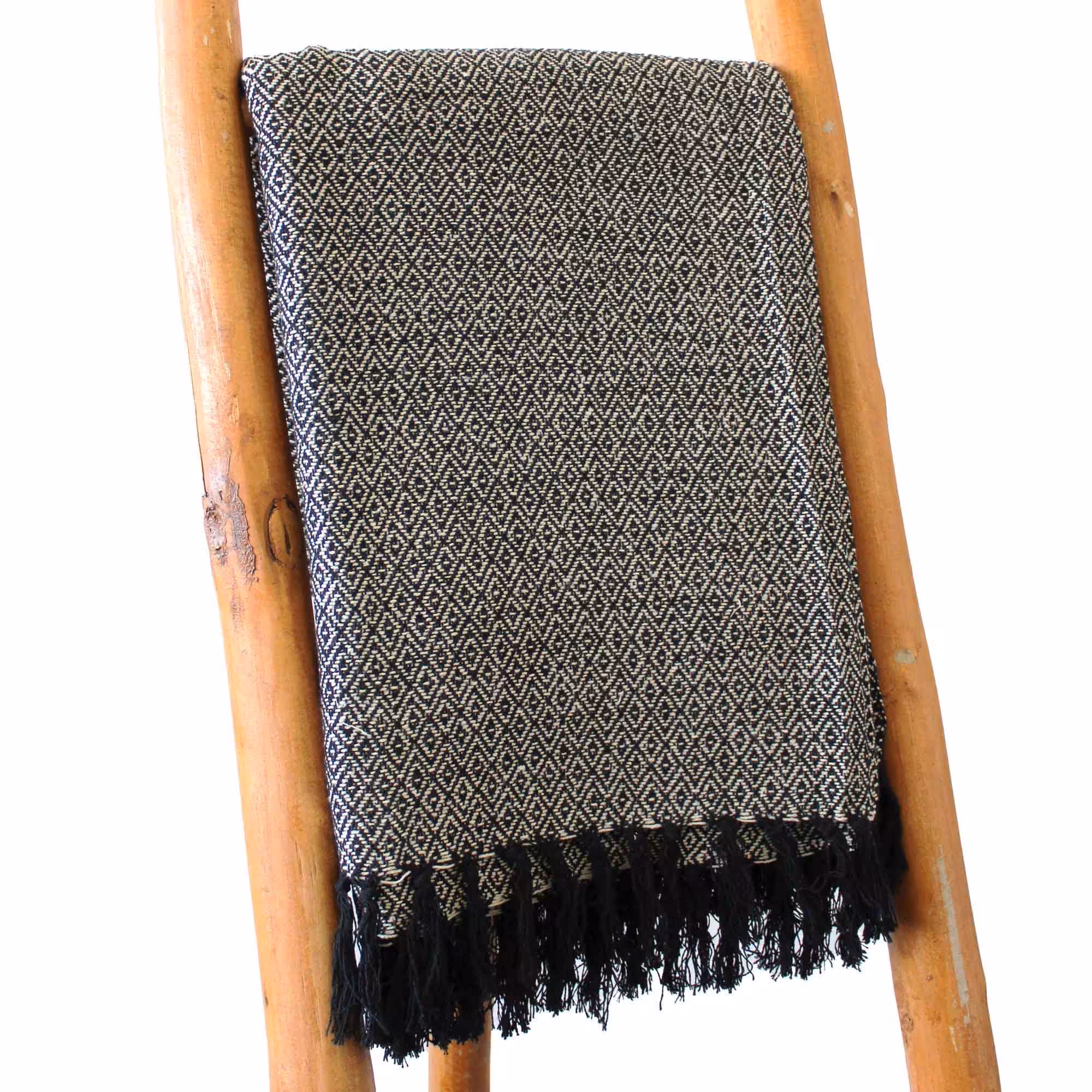 Boho Comfort Throws – Charcoal | www.artisan-gifts.co.uk 2 Boho Comfort Throws - Charcoal
