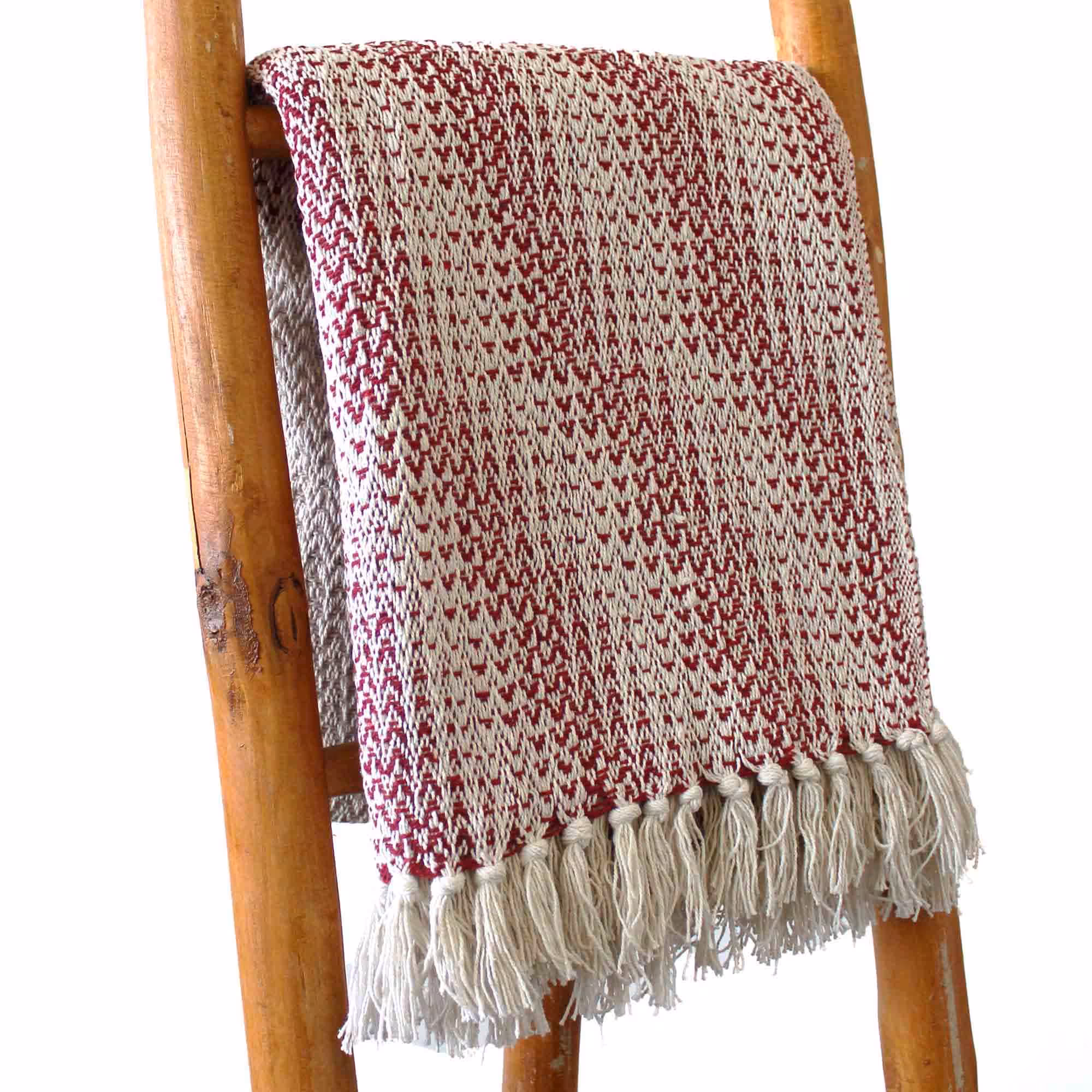 Boho Comfort Throws – Ruby Two Tone | www.artisan-gifts.co.uk 2 Boho Comfort Throws - Ruby Two Tone