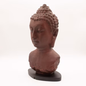 Buddha Bust Lamp Molton Lava - Oval stand