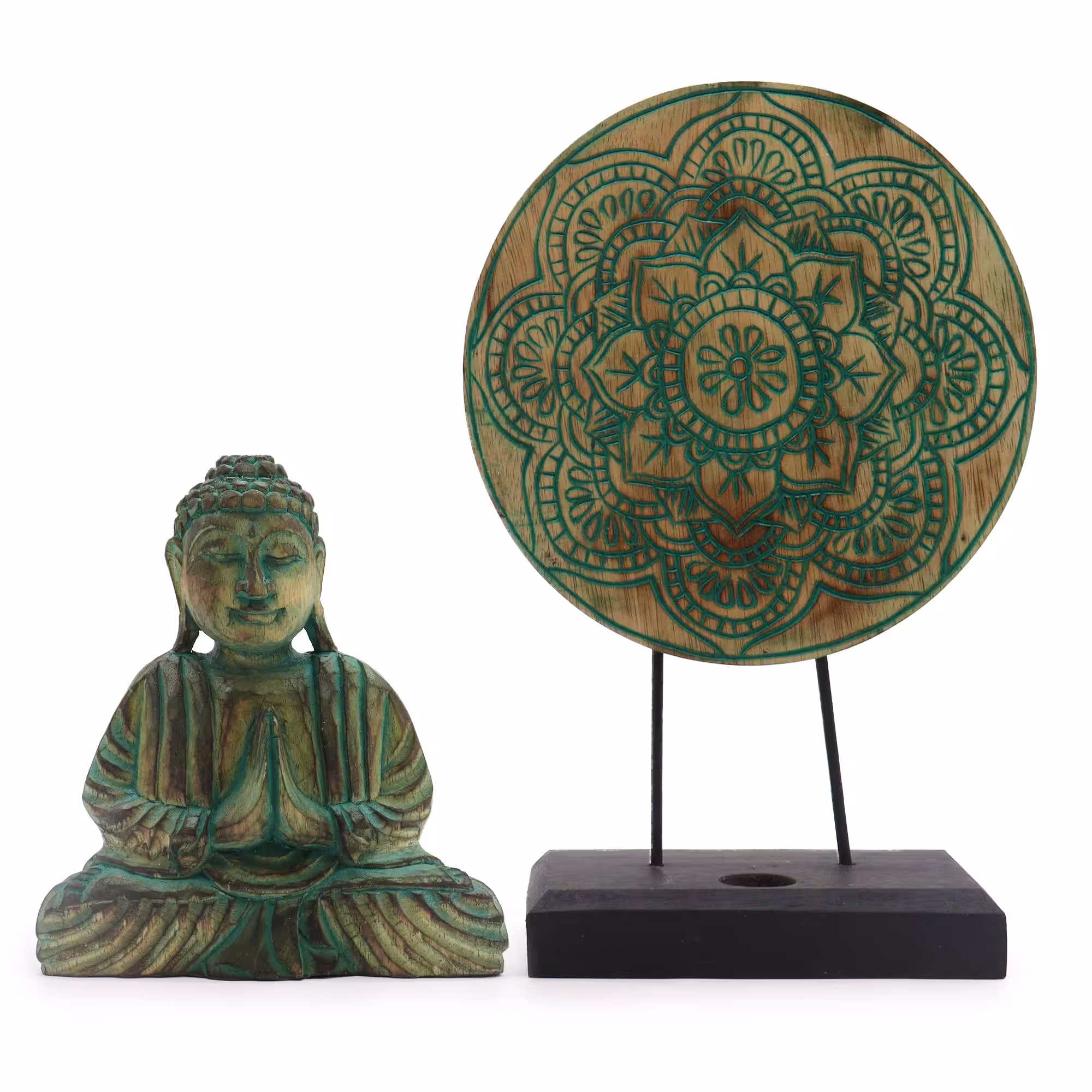 Buddha Feng Shui Set – Buddha Knot – Green | www.artisan-gifts.co.uk 2 Buddha Feng Shui Set - Buddha Knot - Green