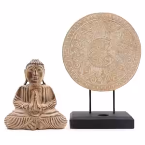 Buddha Feng Shui Set – Classic Mandala – Natural | www.artisan-gifts.co.uk 1