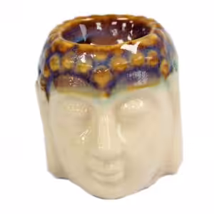 Buddha Oil Burner – Ivory & Mint | www.artisan-gifts.co.uk 1