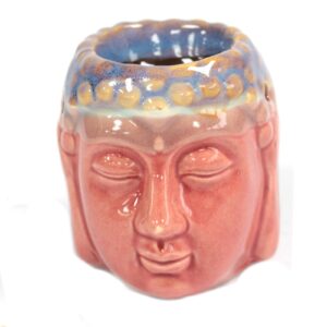 Buddha Oil Burner – Rose & Teal | www.artisan-gifts.co.uk 1