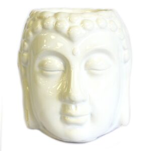 Buddha Oil Burner – White | www.artisan-gifts.co.uk 1