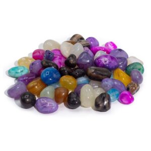 Bulk Treated Mixed Agate – 1kg (aprox. 70 stones) – 7 colours | www.artisan-gifts.co.uk 1