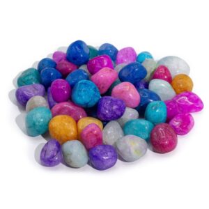 Bulk Treated Mixed Crackle Quatz- 1kg (aprox. 70 stones) | www.artisan-gifts.co.uk 1