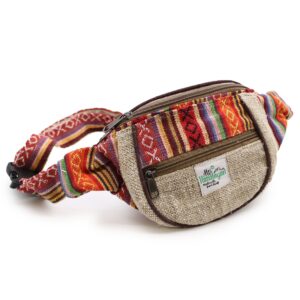 Bum Bag – Hemp & Cotton (assorted) | www.artisan-gifts.co.uk 1