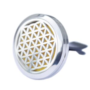 Car Diffuser Kit – Flower of Life – 30mm | www.artisan-gifts.co.uk 1