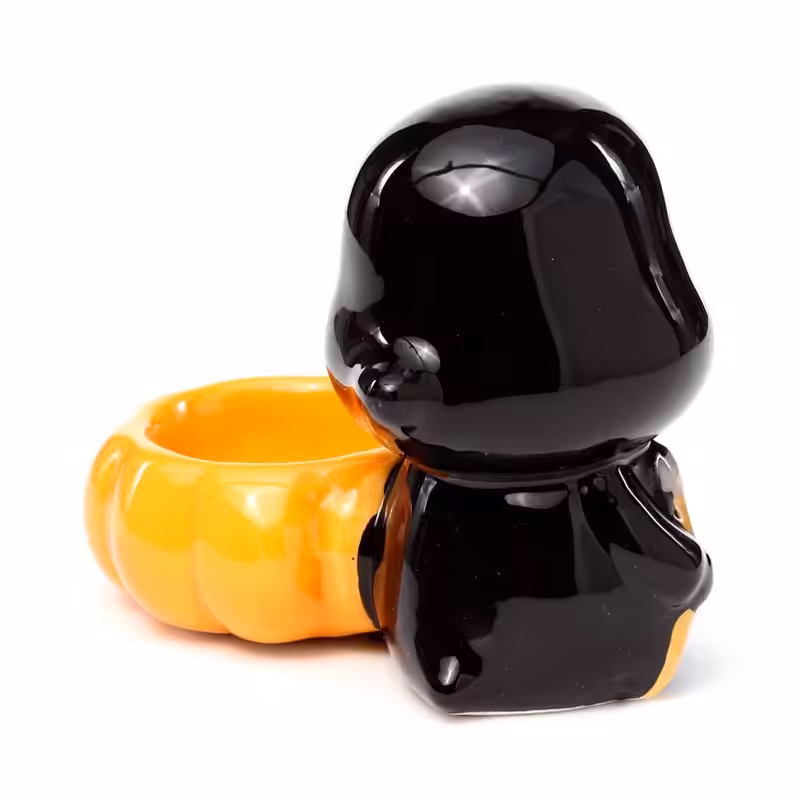 Ceramic Skull Boy Tea Light Candle Holder | www.artisan-gifts.co.uk 7 Ceramic Skull Boy Tea Light Candle Holder - Image 6