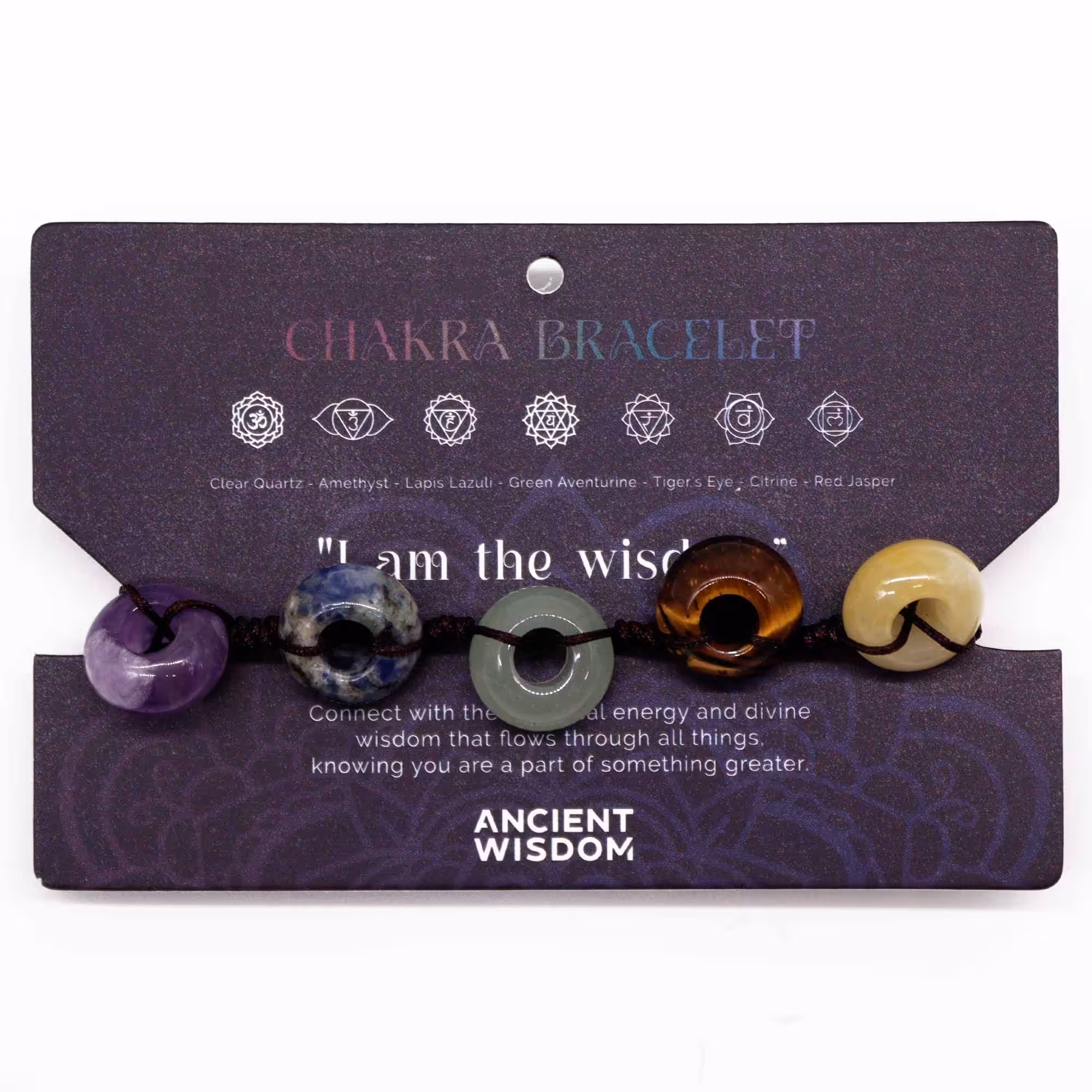 Chakra String Bracelet – Ball | www.artisan-gifts.co.uk 3 Chakra String Bracelet - Ball - Image 2