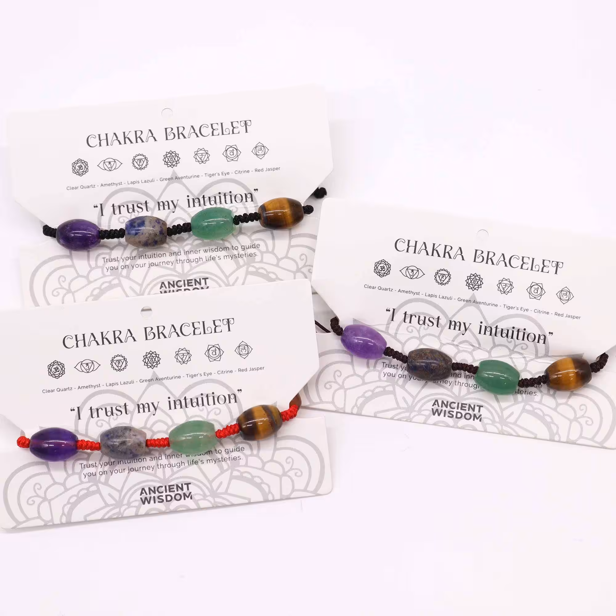 Chakra String Bracelet – Beads | www.artisan-gifts.co.uk 2 Chakra String Bracelet - Beads