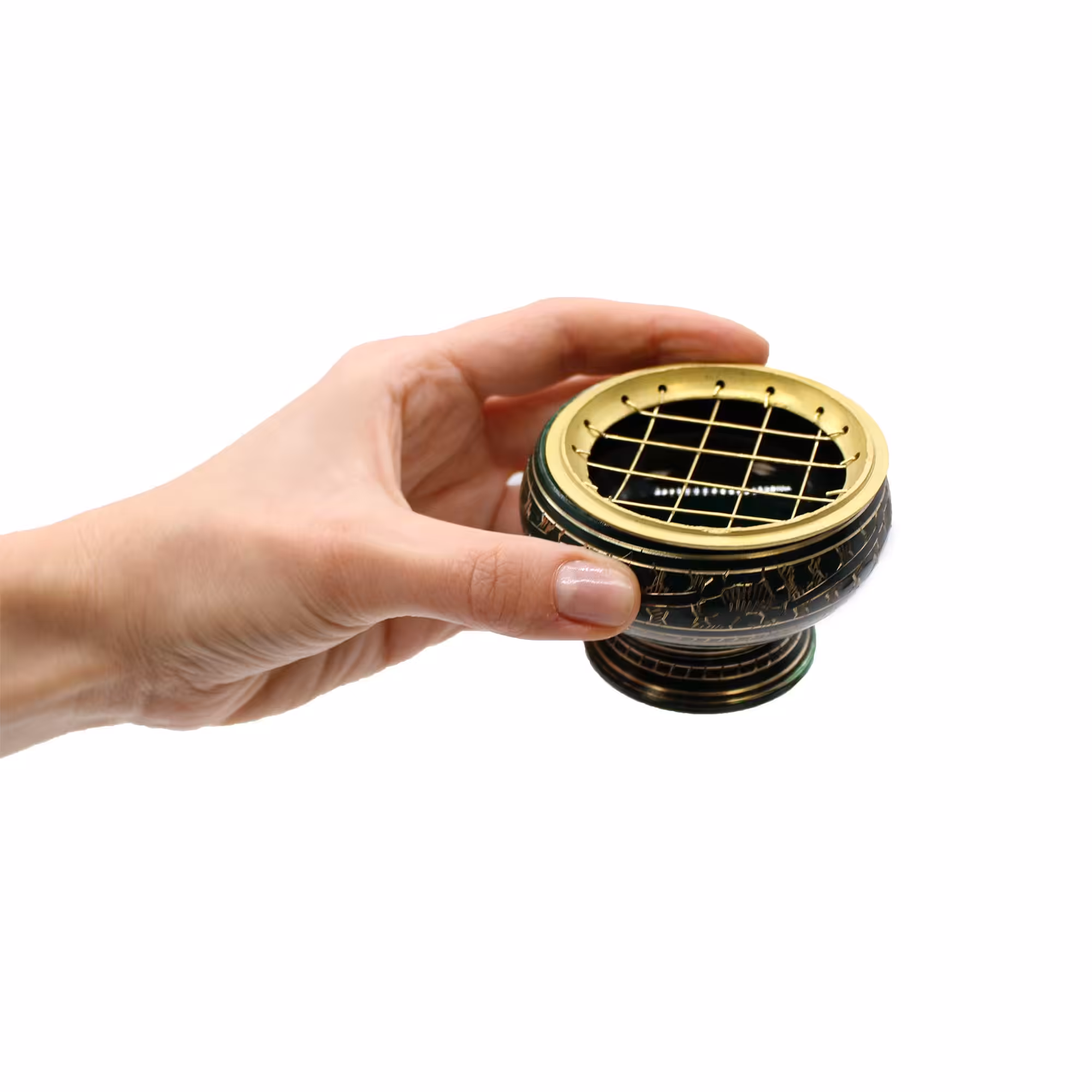 Chakra Tall Charcoal Incense Jar – Third Eye | www.artisan-gifts.co.uk 3 Chakra Tall Charcoal Incense Jar - Third Eye - Image 2