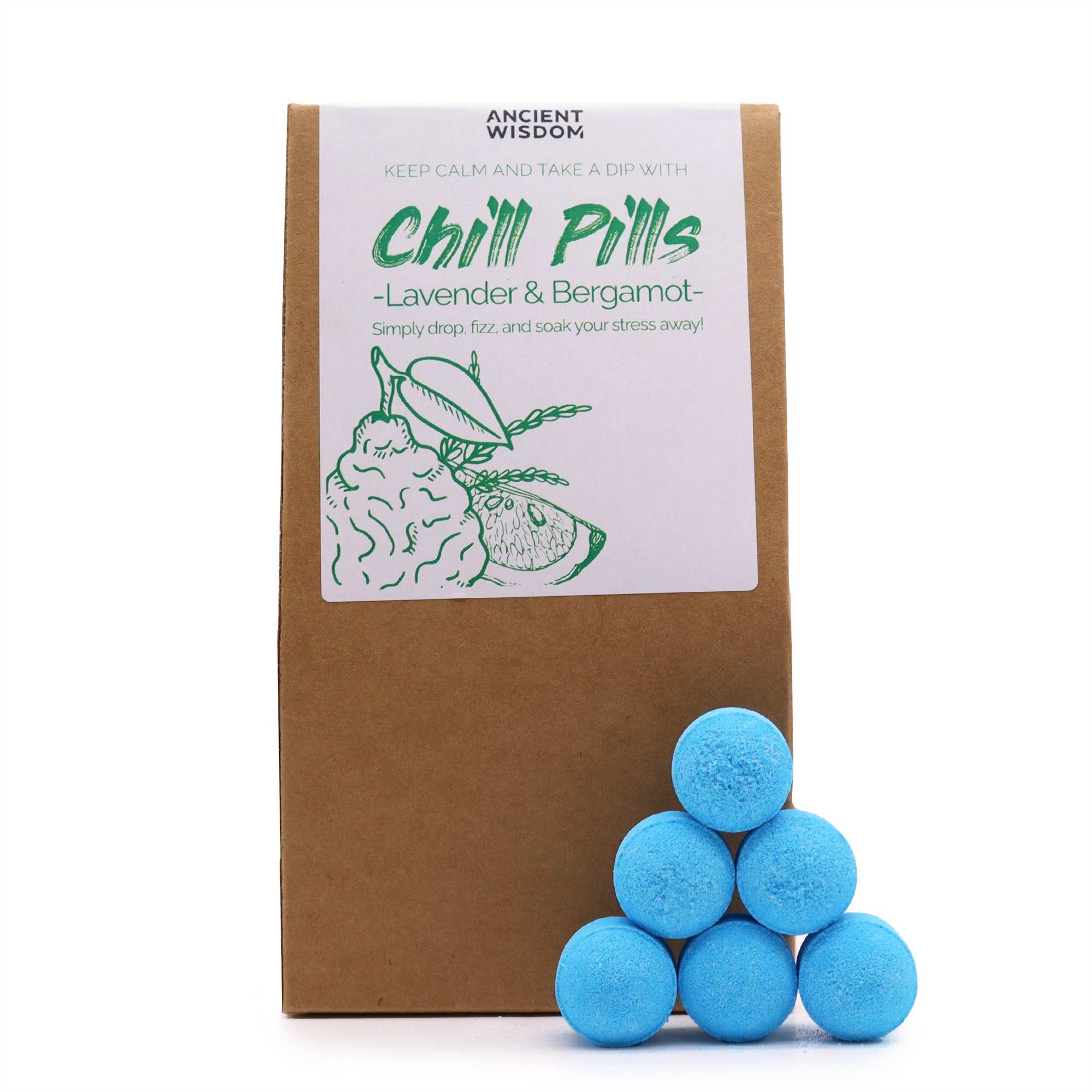 Chill Pills Gift Pack 350g – Lavender & Bergamot | www.artisan-gifts.co.uk 2 Chill Pills Gift Pack 350g – Lavender & Bergamot | www.artisan-gifts.co.uk 1