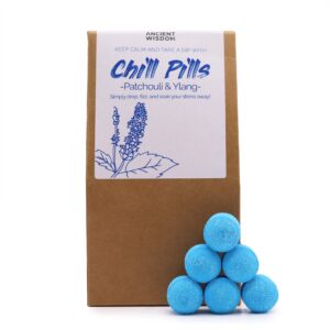 Chill Pills Gift Pack 350g – Ylang & Patchouli | www.artisan-gifts.co.uk 1