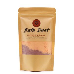 Chocolate & Orange Bath Dust 190g | www.artisan-gifts.co.uk