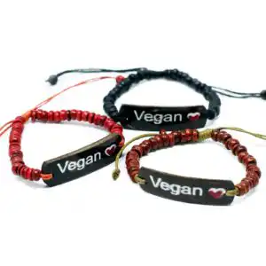 Coco Slogan Bracelets – Vegan | www.artisan-gifts.co.uk 1