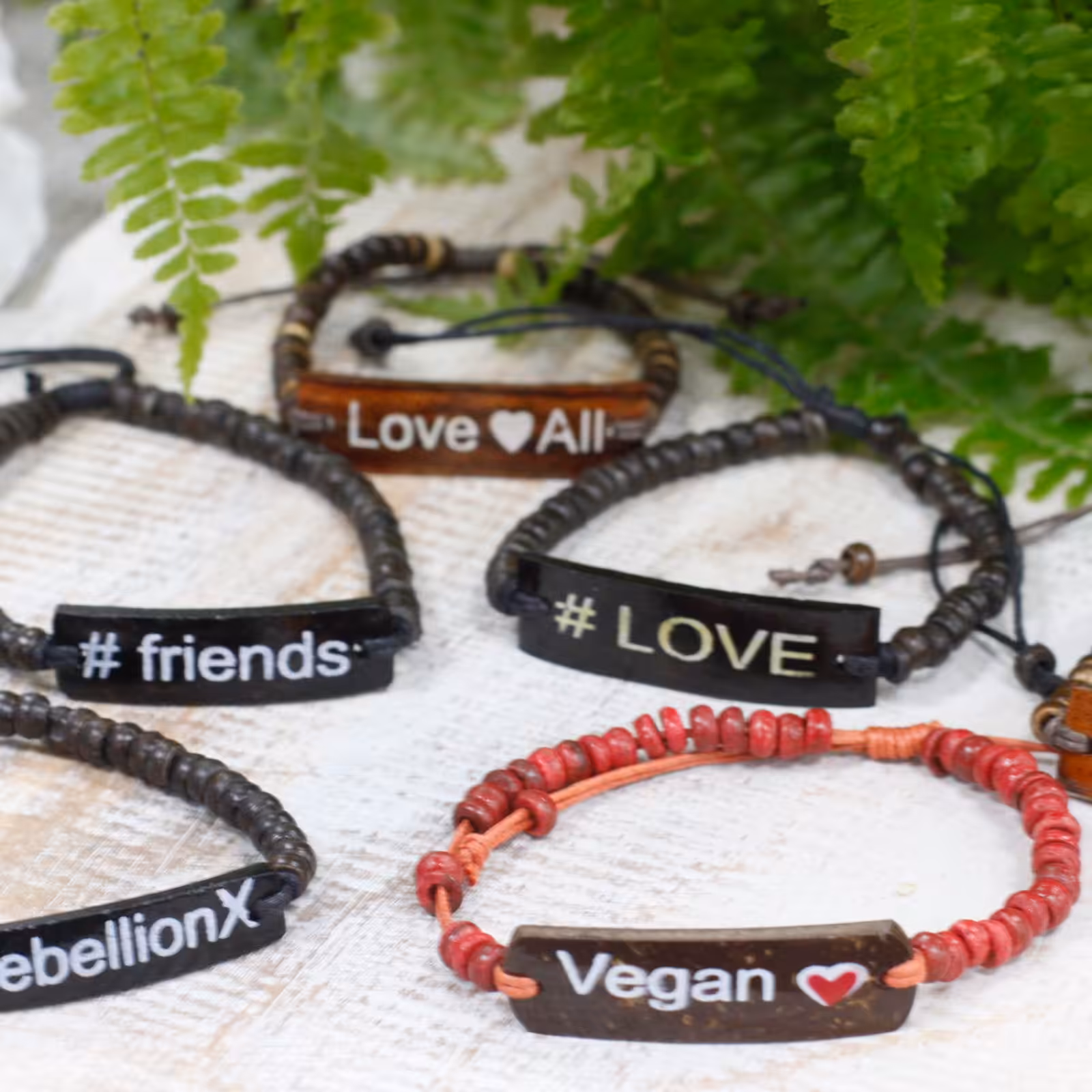 Coco Slogan Bracelets – Vegan | www.artisan-gifts.co.uk 6 Coco Slogan Bracelets - Vegan - Image 5