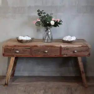 Console Table – Recycled Wood – 150x50x80cm | www.artisan-gifts.co.uk 1