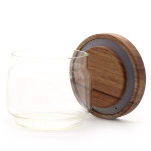 Cottage Bamboo Glass Jar – 7cm | www.artisan-gifts.co.uk 1