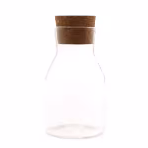 Cottage Cork Glass Jar – Clear – 15cm | www.artisan-gifts.co.uk