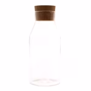Cottage Cork Glass Jar – Clear – 20cm | www.artisan-gifts.co.uk