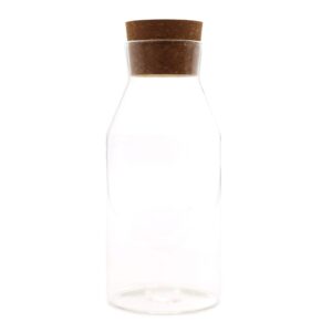 Cottage Cork Glass Jar – Clear – 20cm | www.artisan-gifts.co.uk