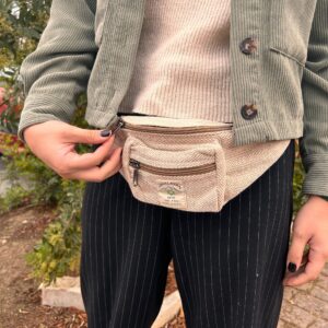 Cotton Hemp Style Belt (or Fanny) Bag – Natural | www.artisan-gifts.co.uk 1
